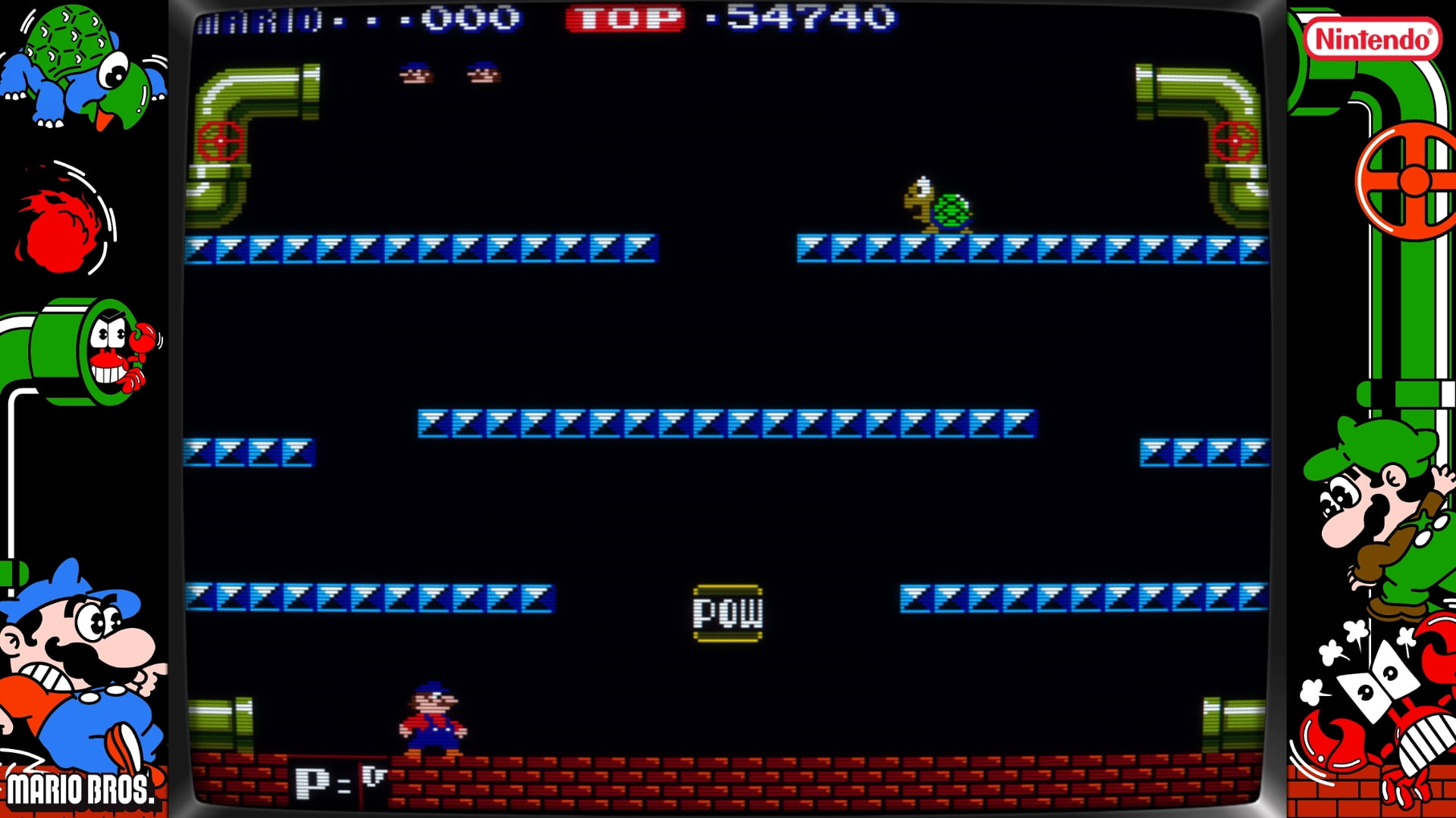Mario Bros. RocketLauncher Bezel Art